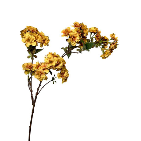 Collezione Roberts fiore artificiale ramo di fiori 80 cm giallo ocra