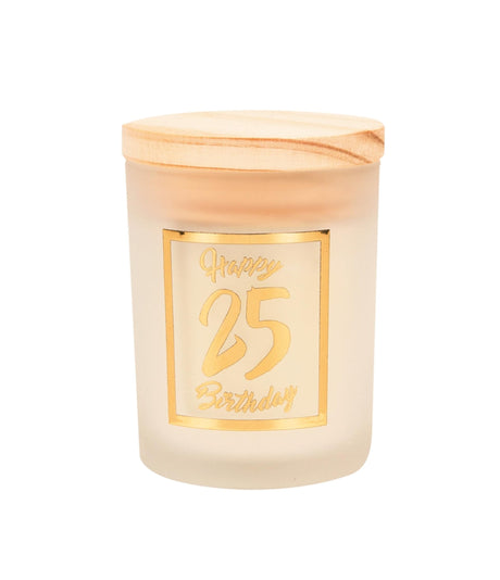Candela profumata Paperdreams piccola oro bianco - 25 anni