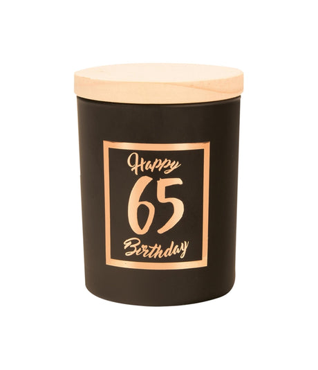 Candela profumata Paperdreams piccola rosa nera - 65 anni