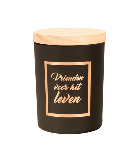 Candela profumata Paperdreams piccola rosa nera - Friends