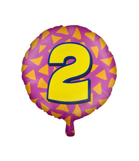 Palloncino foil felice Paperdreams - 2 anni