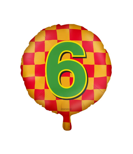 Palloncino foil felice Paperdreams - 6 anni