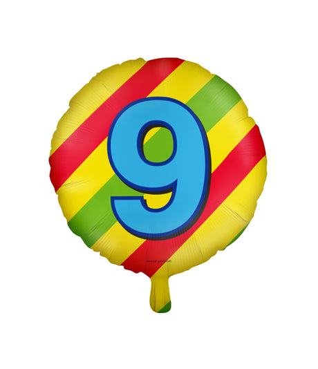 Palloncino foil felice Paperdreams - 9 anni