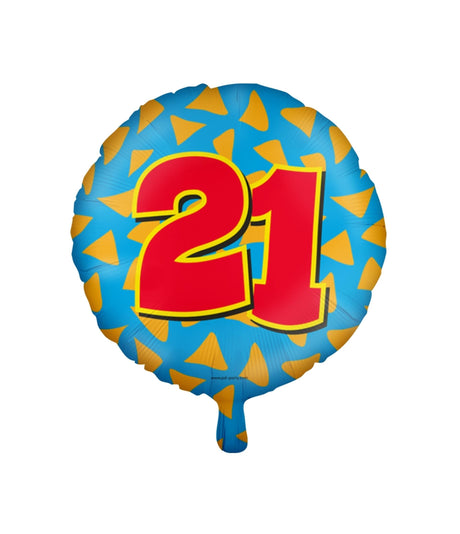 Palloncino foil felice Paperdreams - 21 anni
