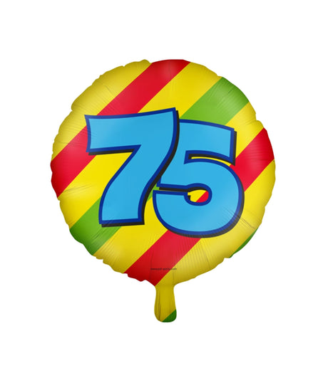Palloncino foil felice Paperdreams - 75 anni