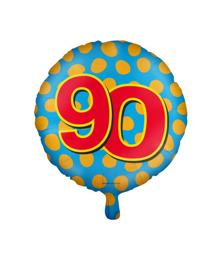 Palloncino foil felice Paperdreams - 90 anni
