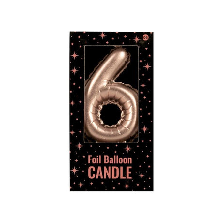 Candela con palloncino foil Paperdreams rosa - 6