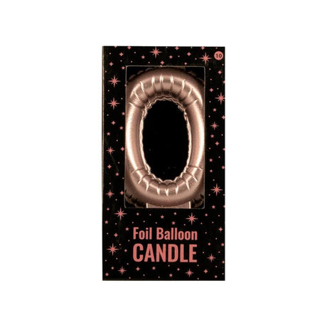Candela con palloncino foil Paperdreams rosa - 0