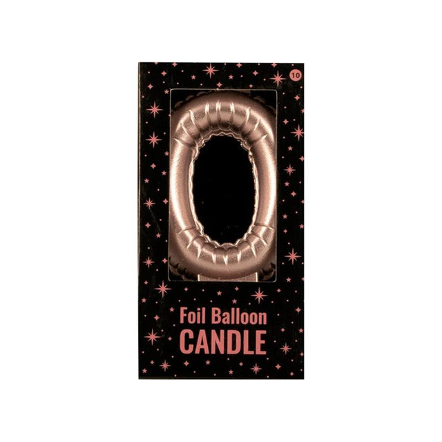 Candela con palloncino foil Paperdreams rosa - 0