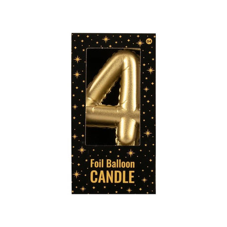 Candela con palloncino foil Paperdreams oro - 4
