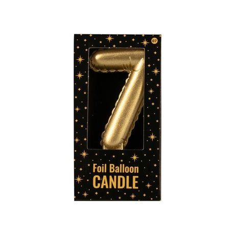 Candela con palloncino foil Paperdreams oro - 7