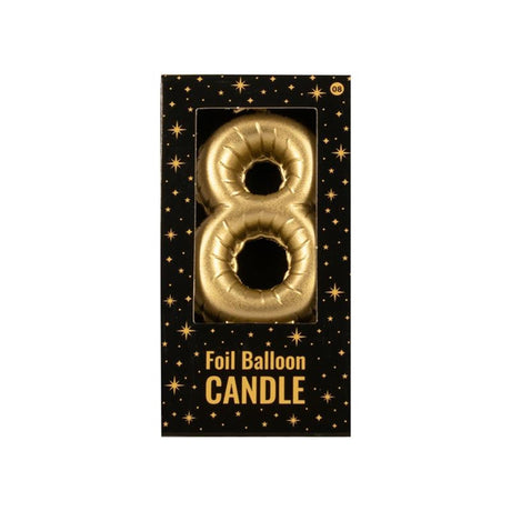 Candela con palloncino foil Paperdreams oro - 8