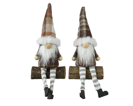 Decoris statua gnomo poliestere 4,5x6,8x14cm