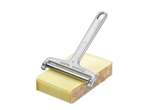 Affettatrice per formaggio Westmark con rullo e filo da taglio, acciaio inossidabile alluminio, taglio a rullo, argento, 71002270