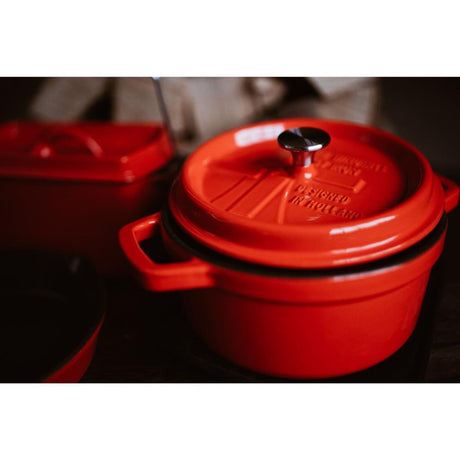 Solinger the Windmill Premium padella in ghisa da 2,5 l smaltata arancione