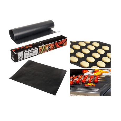 Set di griglia per barbecue e tappetino da forno Ootb da 3 pezzi 40x33 cm