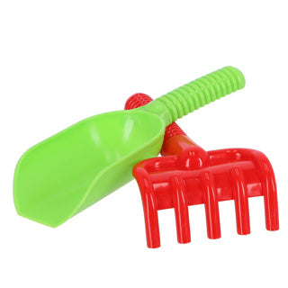 Set pala e rastrello 2 pezzi assortiti
