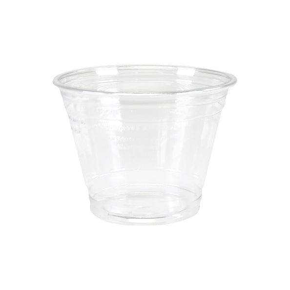 Bicchiere succo apet 95x73mm 266cc trasparente (50 pezzi)