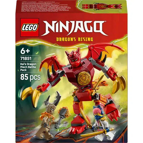 LEGO® Ninjago® Kai's Dragon Mech Battle Pack - Giocattoli Mech - Playset con 3 minifigure - 71851
