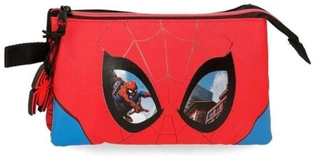 Astuccio Jim Jam Marvel Spiderman, astuccio per penne, 3 scomparti con 2 cerniere