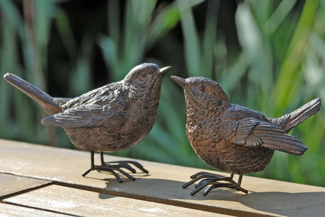 Boltze home figurine uccello spatz h6cm poliresina