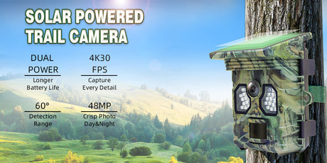 Fotocamera Stealth Gear Racoon Solar 4K per la fauna selvatica