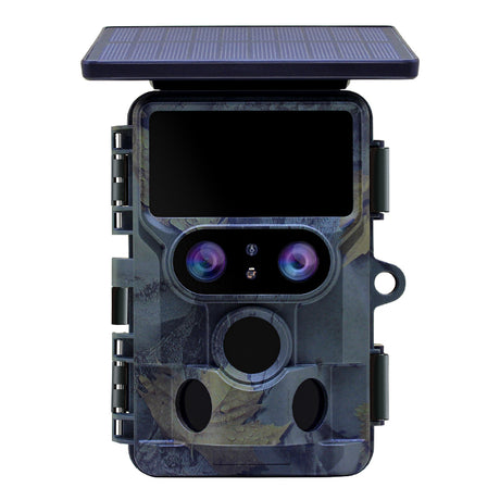 Fotocamera per la fauna selvatica WiFi 4K solare con doppia camma per nightjar Stealth Gear