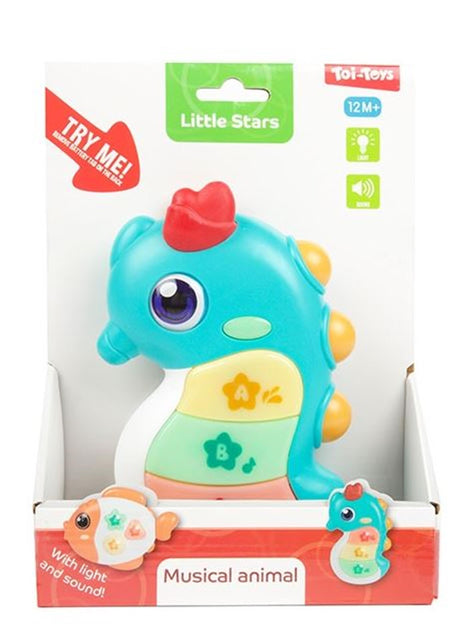Toi-toys toi giocattoli stelline animaletto musicale con luci e suoni