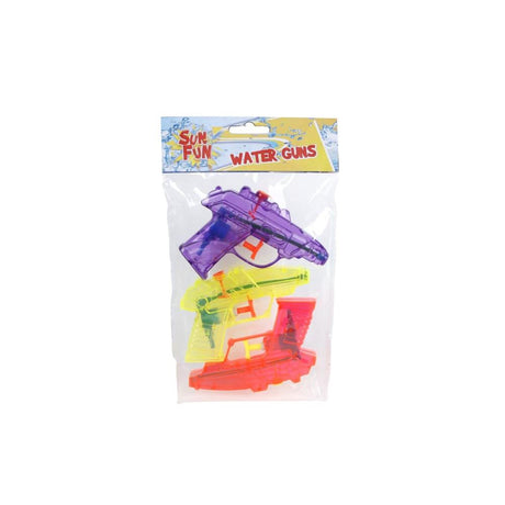 Set di 3 pistole ad acqua Sun Fun da 11,5 cm