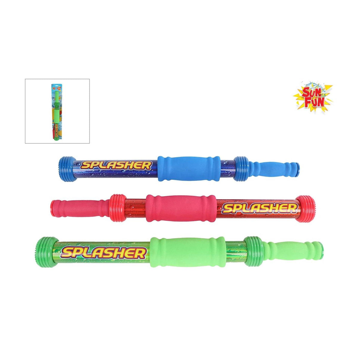 Sun fun water pistol 3ass color 46cm
