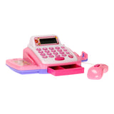 Registratore di cassa giocattolo rosa
