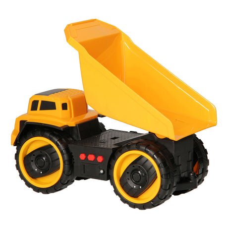 Suono luminoso dei veicoli da costruzione - autocarro con cassone ribaltabile