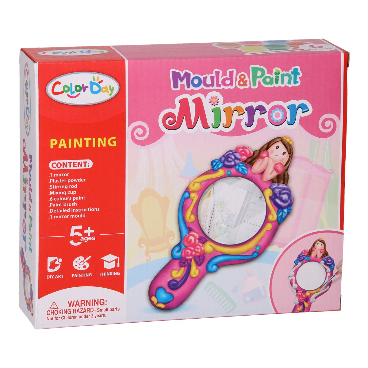 Gesso da colata - specchio a mano