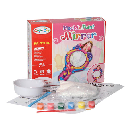 Gesso da colata - specchio a mano
