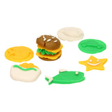 Set argilla fast food - 4 vasi di argilla - 10 pz.