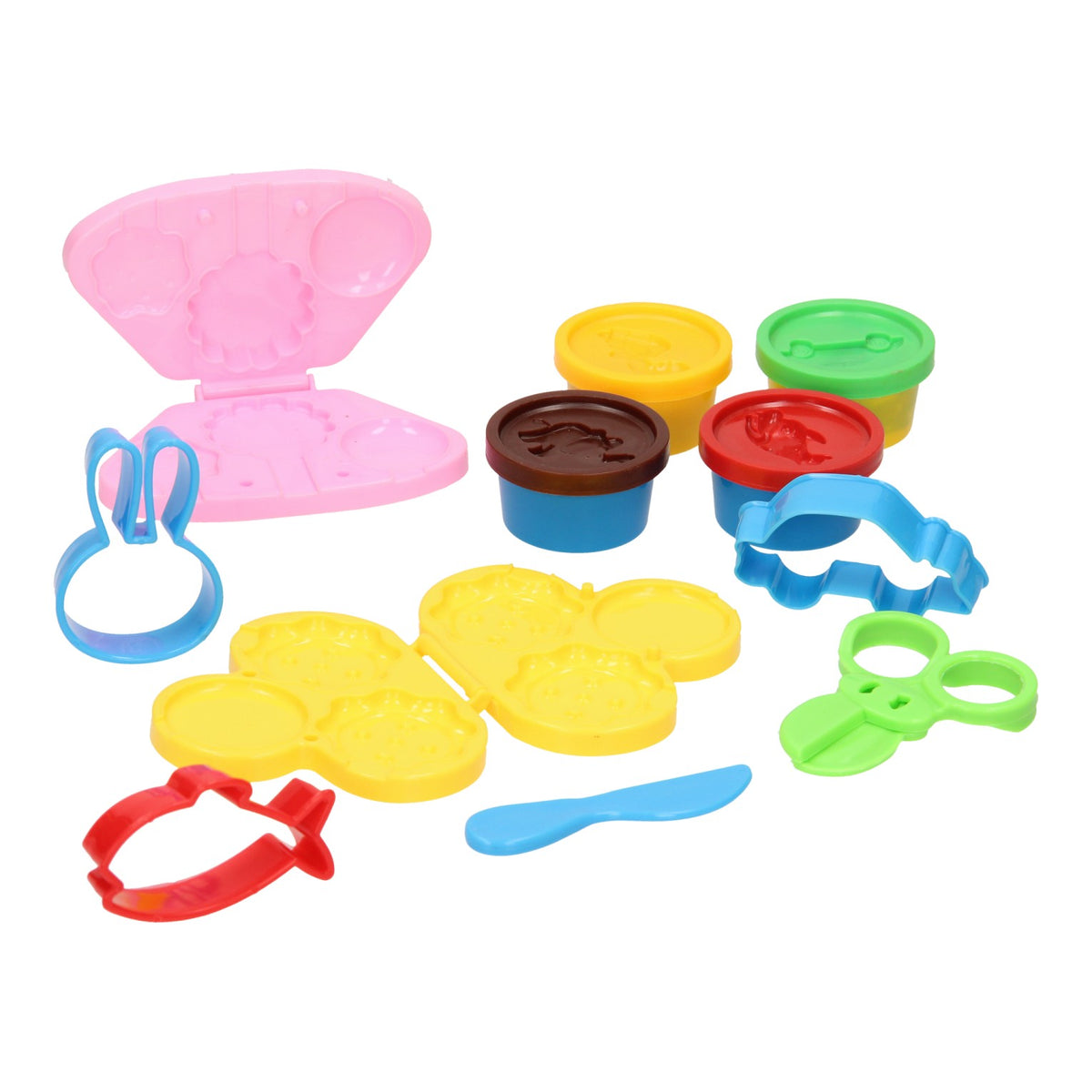 Set di argilla - dolcetti - 4 vasi di terracotta - 11 pz.
