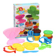 Set di argilla - dolcetti - 4 vasi di terracotta - 11 pz.