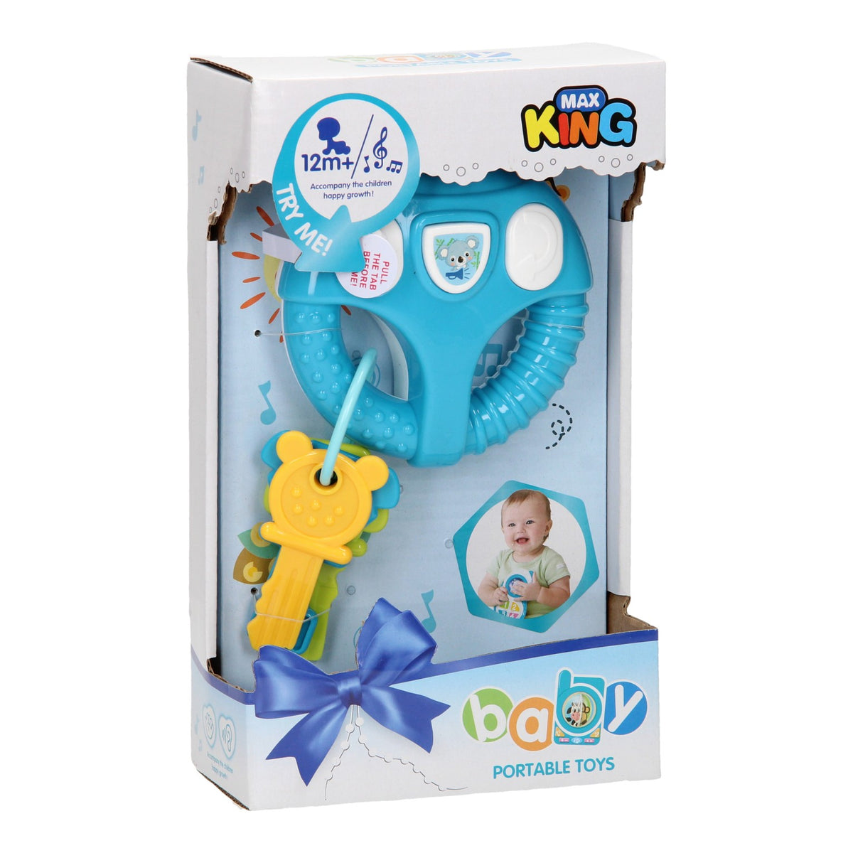 Gioca al volante con i tasti - blu