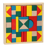 Mattoncini in legno, 48 pezzi.