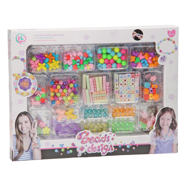 Set perline colorate, 17 pz.