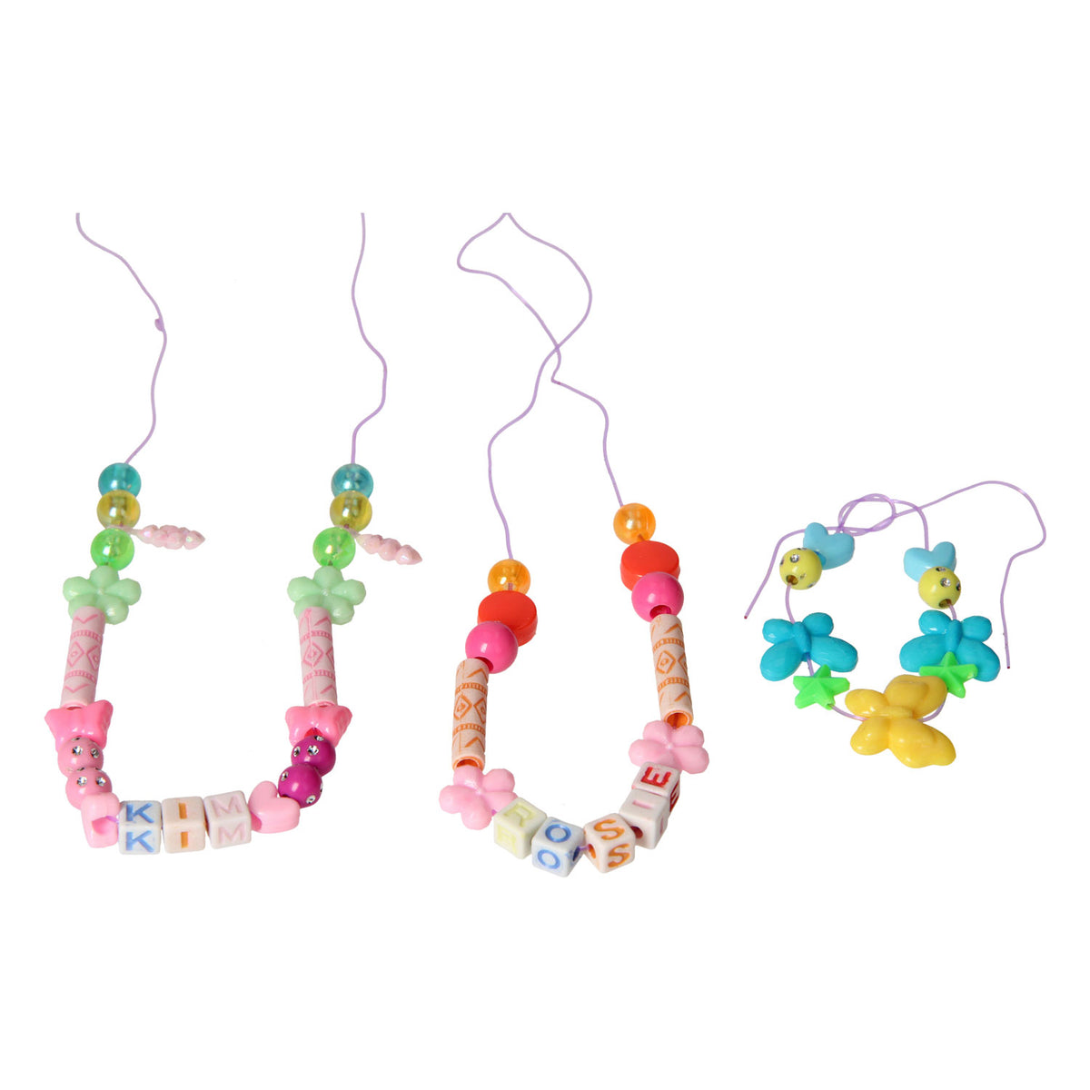 Set perline colorate, 17 pz.