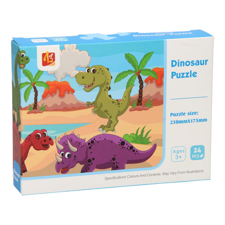 Dinosauri puzzle, 24 pz.