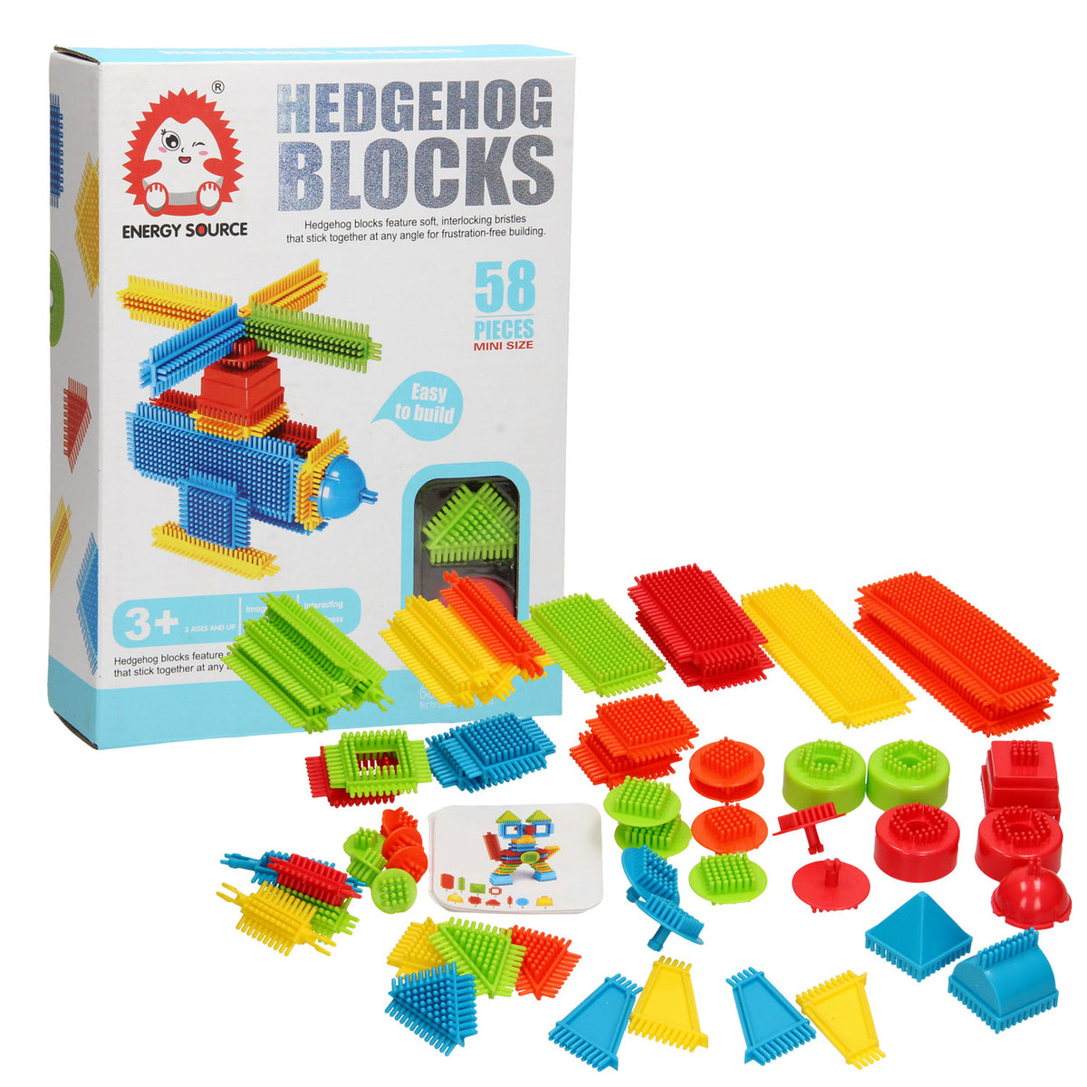 Blocchi di setole, 58 pz.