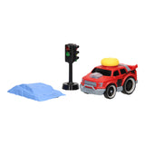 Set di auto acrobatiche per incidenti - rosso