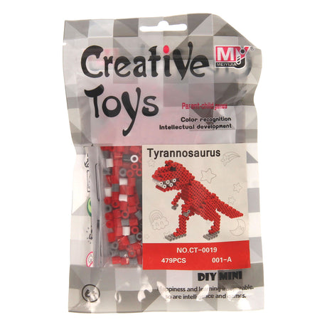 Set di perline termoadesive dinosauro