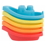 Barche da bagno arcobaleno, 5 pz.