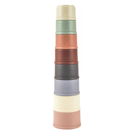 Torre impilabile pastello, 8 pz.