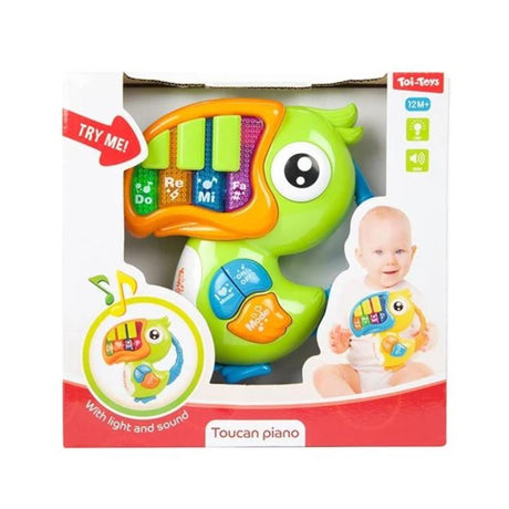 Toi-toys toi giocattoli stelline baby piano con tucano musicale