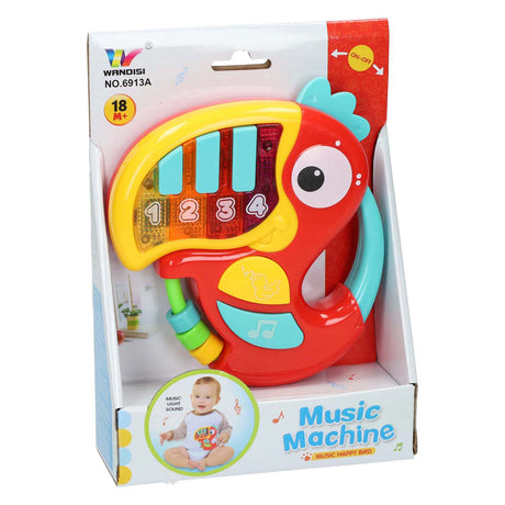 I giocattoli di Lobbes, ad esempio, il pappagallo musicale per bambini