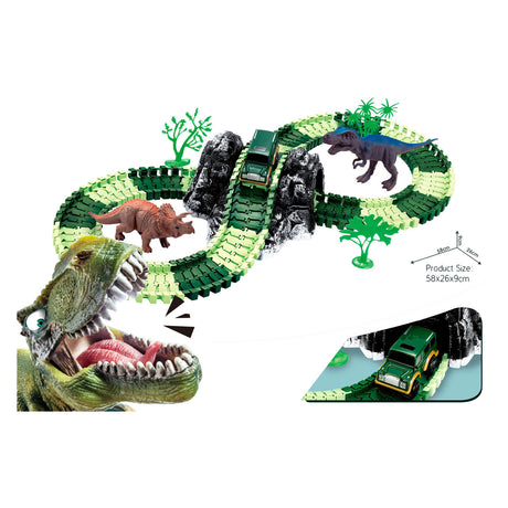 Pista Dino con auto a guida autonoma